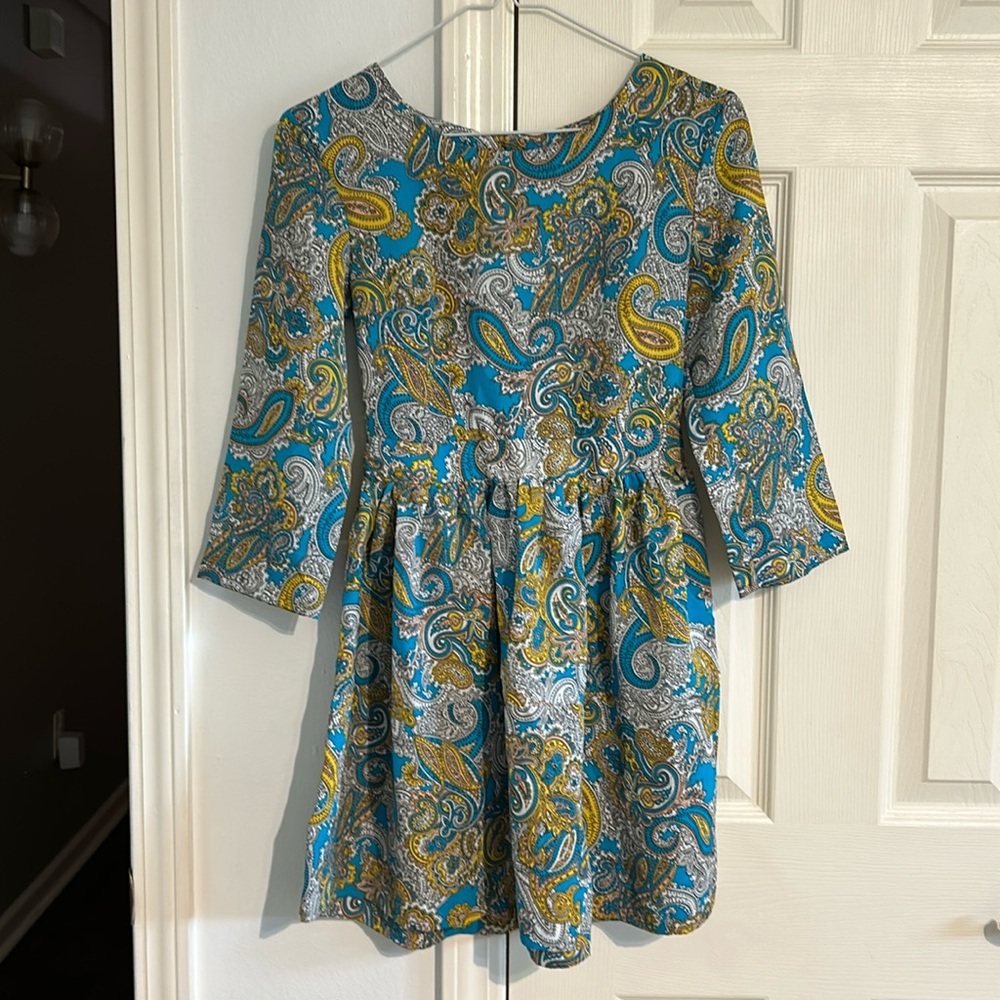 H&m Paisley Print Dress- Nwot